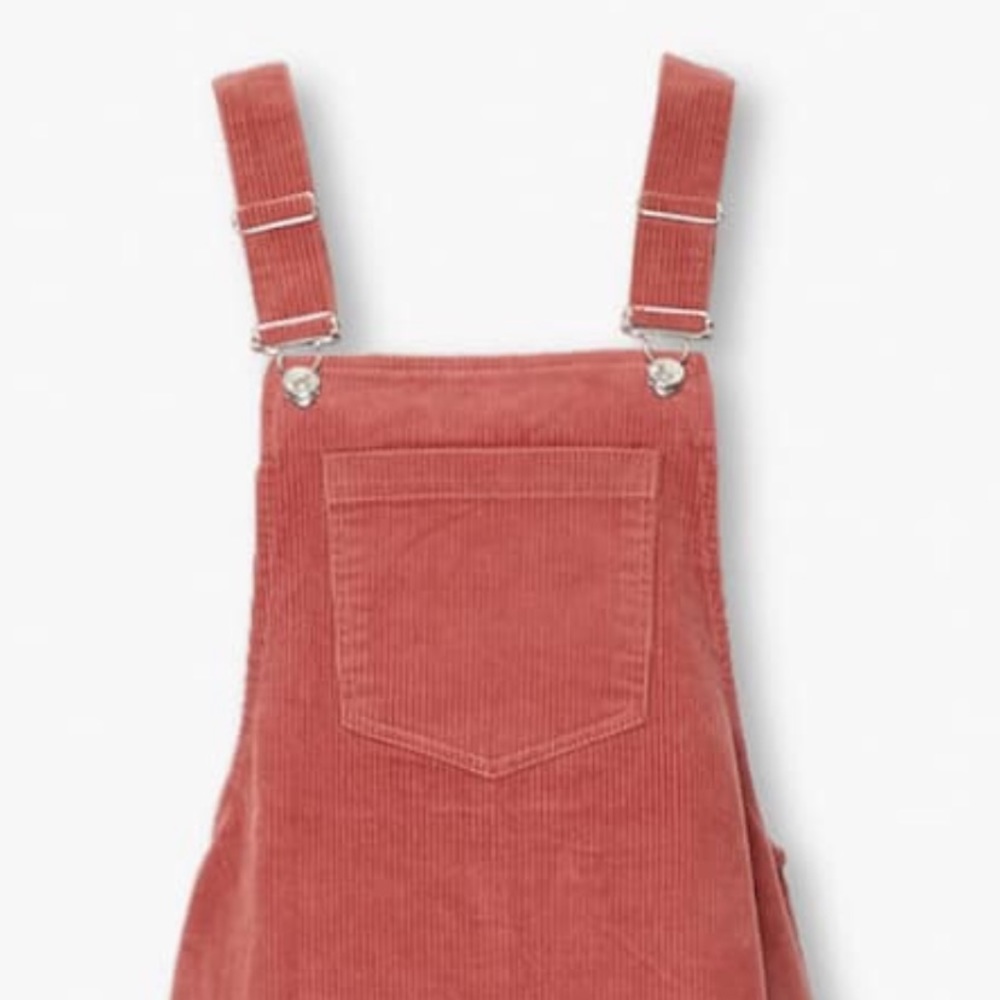 COPY - Pink Corduroy Overall Dress